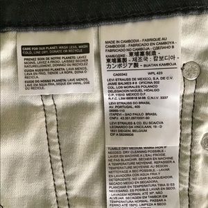 LEVIS Men’s Straight Jeans Grey 32x32